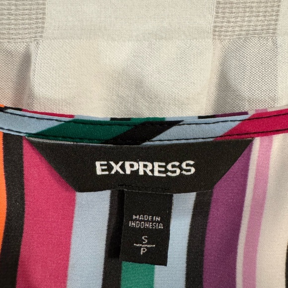 Express Multicolor Striped Blouse - Picture 6 of 6